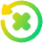 Delete Recently Deleted Cross Icon from Plump Gradient Set