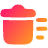 Delete Sweep Trash Icon from Plump Gradient Set
