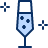 Champagne Glass Icon from Cyber Duotone Set