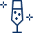 Champagne Glass Icon from Cyber Line Set