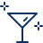 Cocktail Glass 1 Icon from Cyber Line Set