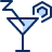 Cocktail Glass 2 Icon from Cyber Duotone Set