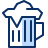 Glass Beer 1 Icon from Cyber Duotone Set