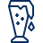 Glass Beer 2 Icon from Cyber Line Set