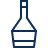 Red Wine Bottle Icon from Cyber Line Set