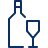 Wine Bottle Glass Icon from Cyber Line Set