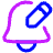 Notification Edit Icon from Plump Neon Set