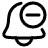 Remove Bell Notification 1 icon - Free transparent PNG, SVG. No Sign up needed.