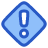Warning Diamond icon - Free transparent PNG, SVG. No Sign up needed.
