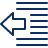 Indent Decrease 1 Icon from Cyber Line Set