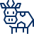 Cow Icon from Cyber Line Set