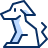 Dog 2 Icon from Cyber Duotone Set