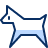 Dog 3 Icon from Cyber Duotone Set