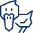 Duck 1 Icon from Cyber Line Set