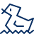 Duck 3 Icon from Cyber Line Set