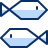 Fishes Icon from Cyber Duotone Set