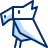 Hawk Icon from Cyber Duotone Set