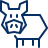 Pig 1 Icon from Cyber Line Set