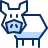 Pig 1 Icon from Cyber Duotone Set