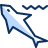 Shark Icon from Cyber Duotone Set