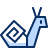 Snail Icon from Cyber Duotone Set