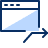 Window Forward Icon from Cyber Duotone Set