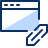 Window Link Icon from Cyber Duotone Set