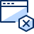 Window Remove Icon from Cyber Duotone Set