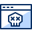 Window Virus Icon from Cyber Duotone Set