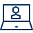 Laptop User Icon from Cyber Line Set