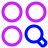 Plugin Module Search Icon from Plump Neon Set