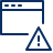 Window Alert Icon from Cyber Line Set