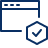Window Check Icon from Cyber Line Set