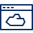 Window Cloud Icon from Cyber Line Set