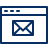 Window Email Icon from Cyber Line Set