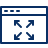 Window Expand Icon from Cyber Line Set