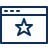 Window Favorite Icon from Cyber Line Set