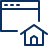 Window Home 2 Icon from Cyber Line Set