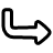 Arrow Bend Down Right 1  icon - Free transparent PNG, SVG. No Sign up needed.