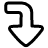 Arrow Bend Right Down Large 1 icon - Free transparent PNG, SVG. No Sign up needed.