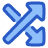 Arrow Crossover Right icon - Free transparent PNG, SVG. No Sign up needed.