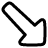 Arrow Diagonal Bottom Right icon - Free transparent PNG, SVG. No Sign up needed.