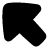 Arrow Diagonal Top Left Large icon - Free transparent PNG, SVG. No Sign up needed.