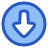 Arrow Down Circle 3 icon - Free transparent PNG, SVG. No Sign up needed.