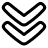 Arrow Down Double icon - Free transparent PNG, SVG. No Sign up needed.