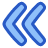 Arrow Left Double icon - Free transparent PNG, SVG. No Sign up needed.