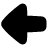 Arrow Left Large 1 icon - Free transparent PNG, SVG. No Sign up needed.