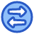 Arrow Transfer Horizontal Circle icon - Free transparent PNG, SVG. No Sign up needed.