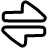 Arrow Transfer Horizontal Large 1 icon - Free transparent PNG, SVG. No Sign up needed.
