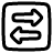 Arrow Transfer Horizontal Square icon - Free transparent PNG, SVG. No Sign up needed.